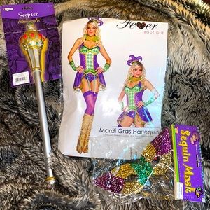 Mardi Gras Harlequin Costume